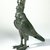  <em>Horus Falcon-Form Coffin</em>, 664-30 B.C.E. Bronze, gold, 11 3/4 x 2 3/4 x 11 1/2 in. (29.8 x 7 x 29.2 cm). Brooklyn Museum, Charles Edwin Wilbour Fund, 05.394. Creative Commons-BY (Photo: Brooklyn Museum, 05.394_SL1.jpg)