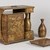  <em>Portable Picnic Set (sagejuu)</em>, second half 18th century. Powdered gold (aventurine) lacquer; hiramaki-e on a nashiji background, 13 11/16 x 8 3/8 x 14 15/16 in. (34.7 x 21.2 x 38 cm). Brooklyn Museum, Gift of Theodore E. Smith, 06.310a-n. Creative Commons-BY (Photo: Brooklyn Museum, 06.310a-n_threequarter02_PS20.jpg)