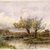 Robert Ward van Boskerck (American, 1855-1932). <em>Landscape</em>, 1881. Watercolor and graphite on paper, 11 3/16 x 17 7/8 in. (28.4 x 45.4 cm). Brooklyn Museum, Bequest of Caroline H. Polhemus, 06.42 (Photo: Brooklyn Museum, 06.42_SL3.jpg)