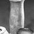  <em>Cylindrical Jar</em>, ca. 3800-3500 B.C.E. Clay, 9 7/16 x Diam. 3 3/4 in. (24 x 9.5 cm). Brooklyn Museum, Charles Edwin Wilbour Fund, 07.447.338. Creative Commons-BY (Photo: Brooklyn Museum, 07.447.338_group_bw.jpg)