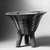  <em>Deep Tripod Bowl</em>, ca. 3800-3500 B.C.E. Clay, pigment, 6 1/4 x Diam. 7 7/16 in. (15.9 x 18.9 cm). Brooklyn Museum, Charles Edwin Wilbour Fund, 07.447.399. Creative Commons-BY (Photo: Brooklyn Museum, 07.447.399_view1_bw.jpg)