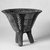  <em>Deep Tripod Bowl</em>, ca. 3800-3500 B.C.E. Clay, pigment, 6 1/4 x Diam. 7 7/16 in. (15.9 x 18.9 cm). Brooklyn Museum, Charles Edwin Wilbour Fund, 07.447.399. Creative Commons-BY (Photo: Brooklyn Museum, 07.447.399_view2_bw.jpg)