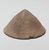  <em>Conical Lid</em>, ca. 3300-3100 B.C.E. Clay, height: 2 1/8 in. (5.4 cm); greatest diam.: 4 1/8 in. (10.5 cm) . Brooklyn Museum, Charles Edwin Wilbour Fund, 07.447.485. Creative Commons-BY (Photo: Brooklyn Museum, 07.447.485_side1_PS2.jpg)