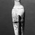 <em>Figurine of Woman</em>, ca. 3500-3300 B.C.E. Clay, pigment, 8 3/4 x 1 15/16 x Depth at hips 1 9/16 in. (22.2 x 5 x 4 cm). Brooklyn Museum, Charles Edwin Wilbour Fund, 07.447.504. Creative Commons-BY (Photo: Brooklyn Museum, 07.447.504_NegC_bw_SL4.jpg)