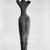 <em>Figurine of Woman</em>, ca. 3500-3300 B.C.E. Clay, pigment, 8 3/4 x 1 15/16 x Depth at hips 1 9/16 in. (22.2 x 5 x 4 cm). Brooklyn Museum, Charles Edwin Wilbour Fund, 07.447.504. Creative Commons-BY (Photo: Brooklyn Museum, 07.447.504_back_view1_bw.jpg)