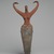  <em>Female Figure</em>, ca. 3500-3400 B.C.E. Clay, pigment, 11 1/2 x 5 1/2 x 2 1/4 in. (29.2 x 14 x 5.7 cm). Brooklyn Museum, Charles Edwin Wilbour Fund, 07.447.505. Creative Commons-BY (Photo: Brooklyn Museum, 07.447.505_front_SL3.jpg)