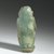  <em>Figurine of a Seated Monkey</em>, ca. 1550-1070 B.C.E. or 664-525 B.C.E. Faience, 3 1/16 x 1 1/4 in. (7.8 x 3.2 cm). Brooklyn Museum, Charles Edwin Wilbour Fund, 08.480.74. Creative Commons-BY (Photo: Brooklyn Museum, 08.480.74_back_PS2.jpg)