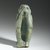  <em>Figurine of a Seated Monkey</em>, ca. 1550-1070 B.C.E. or 664-525 B.C.E. Faience, 3 1/16 x 1 1/4 in. (7.8 x 3.2 cm). Brooklyn Museum, Charles Edwin Wilbour Fund, 08.480.74. Creative Commons-BY (Photo: Brooklyn Museum, 08.480.74_front_PS2.jpg)