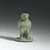  <em>Figure of a Seated Cynocephalus Ape</em>, 664-31 B.C.E. Faience, 2 3/16 x 1 1/2 x 9/16 in. (5.5 x 3.8 x 1.4 cm). Brooklyn Museum, Charles Edwin Wilbour Fund, 08.480.84. Creative Commons-BY (Photo: Brooklyn Museum, 08.480.84_front_PS2.jpg)