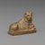  <em>Recumbent Lion</em>, 332 B.C.E-3rd century C.E. Stone, pigment, 1 5/16 x 13/16 x 1 5/8 in. (3.4 x 2 x 4.2 cm). Brooklyn Museum, Charles Edwin Wilbour Fund, 08.480.89. Creative Commons-BY (Photo: Brooklyn Museum, 08.480.89_PS9.jpg)