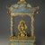  <em>Shrine with an Image of a Bodhisattva</em>, 1736-1795. Shrine: Cloisonné enamel on copper alloy; Image: Copper with semiprecious stones, 25 1/4 x 14 3/8 x 10 5/8 in. (64.1 x 36.5 x 27 cm). Brooklyn Museum, Gift of Samuel P. Avery, Jr., 09.520a-b. Creative Commons-BY (Photo: Brooklyn Museum, 09.520a-b_front_PS2.jpg)