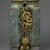  <em>Twin Vases with Carved Stand</em>, 1736–1795. Cloisonné enamel on copper alloy, gilt bronze, 25 1/4 x 15 x 13 in., 74.5 lb. (64.1 x 38.1 x 33 cm, 33.79kg). Brooklyn Museum, Gift of Samuel P. Avery, 09.606a-b. Creative Commons-BY (Photo: Brooklyn Museum, 09.606a-b_overall01_PS2.jpg)