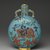  <em>Pilgrim Bottle Vase</em>, early 17th century. Cloisonné enamel on copper alloy, 10 1/4 x 6 11/16 in. (26 x 17 cm). Brooklyn Museum, Gift of Samuel P. Avery, 09.657. Creative Commons-BY (Photo: Brooklyn Museum, 09.657_side2_PS2.jpg)