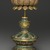  <em>Buddhist Ritual Object in Form of a Canopy on Lotus Base</em>, 1736-1795. Cloisonne enamel on copper alloy, overall: 15 x 4 3/4 in. (38.1 x 12.1 cm). Brooklyn Museum, Gift of Samuel P. Avery, Jr., 09.662. Creative Commons-BY (Photo: Brooklyn Museum, 09.662_detail2_PS2.jpg)