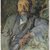 John Singer Sargent (American, born Italy, 1856-1925). <em>A Tramp</em>, ca. 1904-1906. Translucent watercolor and touches of opaque watercolor, 20 x 14in. (50.8 x 35.6cm). Brooklyn Museum, Purchased by Special Subscription, 09.810 (Photo: Brooklyn Museum, 09.810_PS6.jpg)