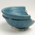  <em>Fragmentary Bowl</em>, 30 B.C.E.-100 C.E. Faience, 2 11/16 × Diam. 5 3/4 in. (6.8 × 14.6 cm). Brooklyn Museum, Museum Collection Fund, 09.881. Creative Commons-BY (Photo: Brooklyn Museum, 09.881_view3.jpg)