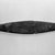  <em>Large Spear Head or Dagger</em>, ca. 3800-3500 B.C.E. Flint, 2 1/2 x 16 1/8 in. (6.4 x 41 cm). Brooklyn Museum, Charles Edwin Wilbour Fund, 09.889.126. Creative Commons-BY (Photo: Brooklyn Museum, 09.889.126_side1_bw.jpg)