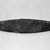  <em>Large Spear Head or Dagger</em>, ca. 3800-3500 B.C.E. Flint, 2 1/2 x 16 1/8 in. (6.4 x 41 cm). Brooklyn Museum, Charles Edwin Wilbour Fund, 09.889.126. Creative Commons-BY (Photo: Brooklyn Museum, 09.889.126_side2_bw.jpg)