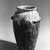  <em>Wavy-handled Jar</em>, ca. 3650-3550 B.C.E. Serpentine, 5 9/16 x 3 15/16 x 3 15/16 in. (14.1 x 10 x 10 cm). Brooklyn Museum, Charles Edwin Wilbour Fund, 09.889.31. Creative Commons-BY (Photo: Brooklyn Museum, 09.889.31_view1_print_bw.jpg)