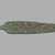  <em>Dagger or Spearhead</em>, ca. 3100-2675 B.C.E. Copper, 1 1/2 x 1/16 x 8 7/8 in. (3.8 x 0.2 x 22.5 cm). Brooklyn Museum, Charles Edwin Wilbour Fund, 09.889.329. Creative Commons-BY (Photo: Brooklyn Museum, 09.889.329_side1_PS2.jpg)
