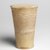  <em>Conical Vase with Cover</em>. Egyptian alabaster (calcite), 09.889.89a: 4 9/16 x diam. 2 7/8 in. (11.6 x 7.3 cm). Brooklyn Museum, Charles Edwin Wilbour Fund, 09.889.89a-b. Creative Commons-BY (Photo: Brooklyn Museum, 09.889.89A_side2.jpg)