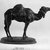 Antoine-Louis Barye (French, 1795-1875). <em>Small Algerian Dromedary</em>. Bronze, 5 3/4 x 7 1/2 in. (14.6 x 19.1 cm). Brooklyn Museum, Purchased by Special Subscription, 10.147. Creative Commons-BY (Photo: Brooklyn Museum, 10.147_side2_bw.jpg)