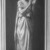 John La Farge (American, 1835-1910). <em>Adoration (No. 2)</em>, ca. 1899. Tempera on canvas, 82 3/16 x 41 1/8 in. (208.7 x 104.5 cm). Brooklyn Museum, Augustus Graham School of Design Fund, 11.510 (Photo: Brooklyn Museum, 11.510_glass_bw.jpg)
