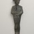  <em>Figure of Osiris</em>, 664–30 B.C.E. Bronze, 16 15/16 x 4 7/16 x 3 5/16 in. (43 x 11.2 x 8.4 cm). Brooklyn Museum, Museum Collection Fund, 11.657a-b. Creative Commons-BY (Photo: Brooklyn Museum, 11.657a-b_PS9.jpg)