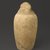 <em>Canopic Jar with Cover</em>, ca. 1539-1075 B.C.E. Egyptian alabaster, 11.672a-b: 12 5/8 x 5 7/8 in., 23 lb. (32 x 15 cm, 10.43kg). Brooklyn Museum, Museum Collection Fund, 11.672a-b. Creative Commons-BY (Photo: Brooklyn Museum, 11.672a-b_PS9.jpg)