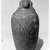  <em>Canopic Jar with Cover</em>, ca. 1539-1075 B.C.E. Egyptian alabaster, 11.672a-b: 12 5/8 x 5 7/8 in., 23 lb. (32 x 15 cm, 10.43kg). Brooklyn Museum, Museum Collection Fund, 11.672a-b. Creative Commons-BY (Photo: Brooklyn Museum, 11.672a-b_bw_print_SL4.jpg)