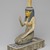  <em>Figure of the Goddess Nephthys</em>, ca. 664-30 B.C.E. Wood, pigment, 16 × 7 × 11 1/2 in. (40.6 × 17.8 × 29.2 cm). Brooklyn Museum, Museum Collection Fund, 11.681. Creative Commons-BY (Photo: , 11.681_overall_PS9.jpg)