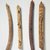 Ainu. <em>Light Prayer Stick</em>. Wood, 12 15/16 x 1 1/4 x 7/8 x 12 9/16 in. (32.9 x 3.1 x 2.2 x 31.9 cm). Brooklyn Museum, Gift of Herman Stutzer, 12.325. Creative Commons-BY (Photo: , 12.332_12.307_12.316_12.325.jpg)