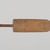 Ainu. <em>Attush-pera (weft beater)</em>, late 19th - early 20th century. Wood, 2 1/2 x 14 in. (6.4 x 35.5 cm). Brooklyn Museum, Gift of Herman Stutzer, 12.457. Creative Commons-BY (Photo: , 12.457_PS9.jpg)