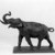 Alexander Phimister Proctor (American, 1862-1950). <em>Elephant, or The Call</em>, 1908. Bronze, 11 x 11 3/16 x 3 11/16 in., 11.2 lb. (27.9 x 28.4 x 9.4 cm, 5.08kg). Brooklyn Museum, Gift of George D. Pratt, 12.895. Creative Commons-BY (Photo: Brooklyn Museum, 12.895_bw.jpg)
