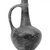 Cypriot. <em>Reddish-Brown Vase</em>, ca. 1539-1292 B.C.E. Terracotta, 5 13/16 x Diam. 2 1/2 in. (14.8 x 6.3 cm). Brooklyn Museum, Gift of the Egypt Exploration Fund, 13.1047. Creative Commons-BY (Photo: Brooklyn Museum, 13.1047_NegC_glass_bw_SL1.jpg)