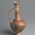 Cypriot. <em>Reddish-Brown Vase</em>, ca. 1539-1292 B.C.E. Terracotta, 5 13/16 x Diam. 2 1/2 in. (14.8 x 6.3 cm). Brooklyn Museum, Gift of the Egypt Exploration Fund, 13.1047. Creative Commons-BY (Photo: Brooklyn Museum, 13.1047_side1_PS2.jpg)