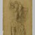 John La Farge (American, 1835-1910). <em>Study for "Sealing of the Twelve Tribes" Window</em>, ca. 1889. Graphite on yellow, translucent, smooth textured wove paper, sheet (Irregular): 16 3/8 x 8 in. (41.6 x 20.3 cm). Brooklyn Museum, Gift of George D. Pratt, 13.1063 (Photo: Brooklyn Museum, 13.1063_PS2.jpg)