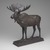Alexander Phimister Proctor (American, 1862-1950). <em>Moose</em>, ca. 1893. Bronze, 18 1/2 x 9 1/2 x 16 3/4 in. (47 x 24.1 x 42.5 cm). Brooklyn Museum, Gift of George D. Pratt, 13.1088. Creative Commons-BY (Photo: Brooklyn Museum, 13.1088.jpg)