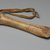 Plains. <em>Hide Scraper</em>, 18th century. Bone, red pigment, hide, 8 11/16 x 2 3/8 in. (22 x 6 cm). Brooklyn Museum, Brooklyn Museum Collection, 13.17. Creative Commons-BY (Photo: Brooklyn Museum, 13.17_PS2.jpg)