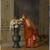 Jehan-Georges Vibert (French, 1840-1902). <em>An Embarrassment of Choices, or A Difficult Choice (Un Embarras du Choix)</em>, before 1873. Oil on panel, 18 1/8 x 14 1/8 in. (46 x 35.9 cm). Brooklyn Museum, Gift of Mrs. Carll H. de Silver in memory of her husband, 13.39 (Photo: Brooklyn Museum, 13.39_PS9.jpg)