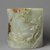  <em>Brush Jar with an Imperial Inscription</em>, 18th century. Carved jade and hardstone, a: 6 1/4 x 6 in. (15.8 x 15.3 cm). Brooklyn Museum, Bequest of Robert B. Woodward, 14.301a-e. Creative Commons-BY (Photo: Brooklyn Museum, 14.301a_side_left_PS4.jpg)