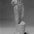  <em>Fragmentary Ushabti</em>, ca. 1539-1292 B.C.E. Limestone, 6 5/16 x 1 7/16 x 1 1/8 in. (16 x 3.7 x 2.9 cm). Brooklyn Museum, Gift of the Egypt Exploration Fund, 14.632. Creative Commons-BY (Photo: Brooklyn Museum, 14.632_threequarter_bw.jpg)