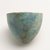  <em>Cone-shaped Cup</em>, ca. 1075-656 B.C.E. Faience, 2 3/16 × Diam. 2 3/8 in. (5.5 × 6.1 cm). Brooklyn Museum, Museum Collection Fund, 14.661. Creative Commons-BY (Photo: Brooklyn Museum, 14.661.jpg)