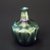 Tiffany Studios (1902-1932). <em>Flower Vase</em>, ca. 1900. Favrile glass, 6 1/2 x 5 1/4 x 5 1/4 in. (16.5 x 13.3 x 13.3 cm). Brooklyn Museum, Gift of Charles W. Gould, 14.739.18. Creative Commons-BY (Photo: Brooklyn Museum, 14.739.18.jpg)