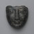  <em>Face from a Sarcophagus Cover</em>, ca. 1539-1400 B.C.E. Granite, 6 5/8 × 6 1/2 × 3 3/8 in. (16.8 × 16.5 × 8.6 cm). Brooklyn Museum, Gift of Evangeline Wilbour Blashfield, Theodora Wilbour, and Victor Wilbour honoring the wishes of their mother, Charlotte Beebe Wilbour, as a memorial to their father, Charles Edwin Wilbour, 16.207. Creative Commons-BY (Photo: Brooklyn Museum, 16.207_PS2.jpg)