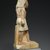  <em>Statuette of a Striding Man</em>, ca. 2288-2170 B.C.E. Limestone, pigment, 6 7/8 × 2 5/16 × 3 1/8 in., 0.5 lb. (17.5 × 5.8 × 8 cm, 0.23kg). Brooklyn Museum, Gift of Evangeline Wilbour Blashfield, Theodora Wilbour, and Victor Wilbour honoring the wishes of their mother, Charlotte Beebe Wilbour, as a memorial to their father, Charles Edwin Wilbour, 16.238. Creative Commons-BY (Photo: Brooklyn Museum, 16.238_threequarterback_PS2.jpg)
