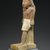  <em>Statuette of a Striding Man</em>, ca. 2288-2170 B.C.E. Limestone, pigment, 6 7/8 × 2 5/16 × 3 1/8 in., 0.5 lb. (17.5 × 5.8 × 8 cm, 0.23kg). Brooklyn Museum, Gift of Evangeline Wilbour Blashfield, Theodora Wilbour, and Victor Wilbour honoring the wishes of their mother, Charlotte Beebe Wilbour, as a memorial to their father, Charles Edwin Wilbour, 16.238. Creative Commons-BY (Photo: Brooklyn Museum, 16.238_threequarterfront_PS2.jpg)