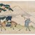 Kitagawa Utamaro (Japanese, 1753-1806). <em>Travels Looking at Mt. Fuji</em>, ca. 1805-1820. Color woodblock print on paper, 10 1/8 x 15 1/4 in. (25.5 x 38.6 cm). Brooklyn Museum, Museum Collection Fund, 16.530 (Photo: Brooklyn Museum, 16.530_IMLS_SL2.jpg)