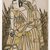 Katsukawa Shunko (Japanese, 1743-1812). <em>The Actor Nakamura Nakazo I as Hachiman Taro Yoshiie</em>, ca. 1780. Color woodblock print on paper, 11 7/8 x 5 13/16 in. (30.0 x 14.5 cm). Brooklyn Museum, Museum Collection Fund, 16.547 (Photo: Brooklyn Museum, 16.547_IMLS_SL2.jpg)