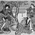 Katsukawa Shunsho (Japanese, 1726–1793). <em>Segawa Kikunojo III, Matsusuke Onoe I, Ichikawa Danjuro V, and Sawamura Sojuro III</em>, 1781–1782. Color woodblock print on paper, 9 x 12 5/8 in. (22.9 x 32.1 cm). Brooklyn Museum, Museum Collection Fund, 16.559 (Photo: Brooklyn Museum, 16.559_bw_IMLS.jpg)